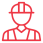 Capital Works and Refurbishment Icon in Red