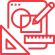 Map compliance obligations icon in red