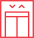 Elevator Icon in Red