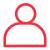 Aged Care Sector Icon in Red