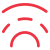 Transport &amp; Infrastructure Sector Icon in Red