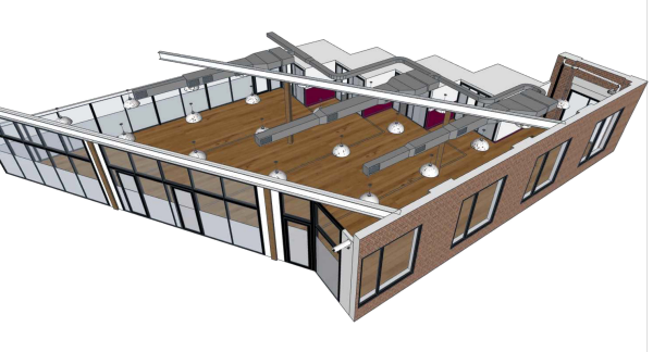 Commerical office Cad Drawing